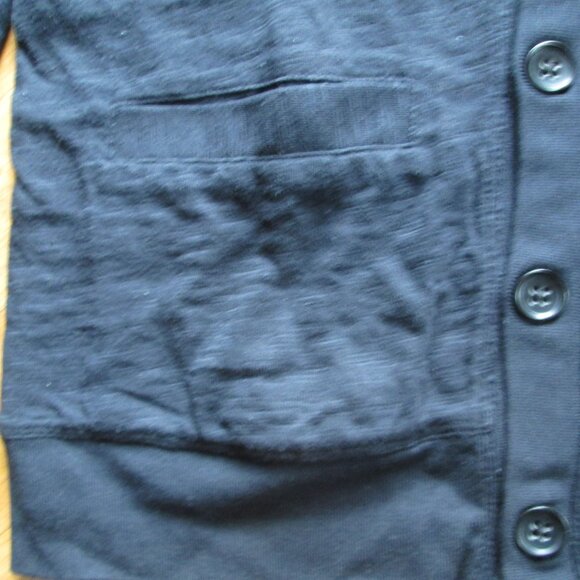 Men's Banana Republic 100% cotton Navy Blue Cardigan Sweater size Small - Picture 7 of 7